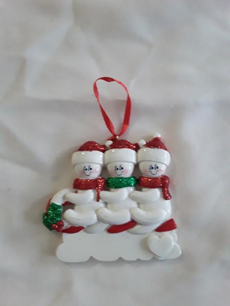 Snowman Toboggan Family (click to see variants) picture