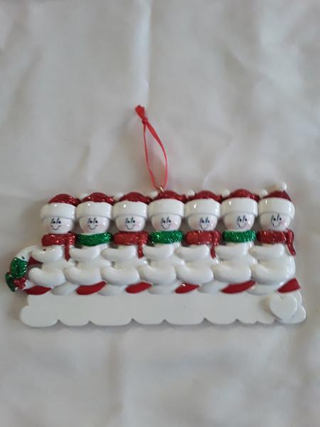 Snowman Toboggan Family (click to see variants) picture