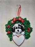 Havanese with Wreath