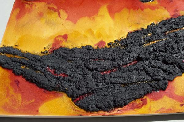 Leilani Volcano Lava Painting picture