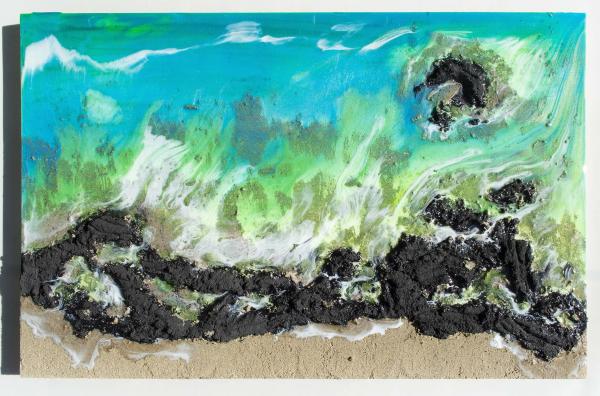 Blue and Green Coastal Tides picture