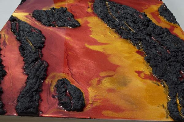 Leilani Volcano Lava Painting picture