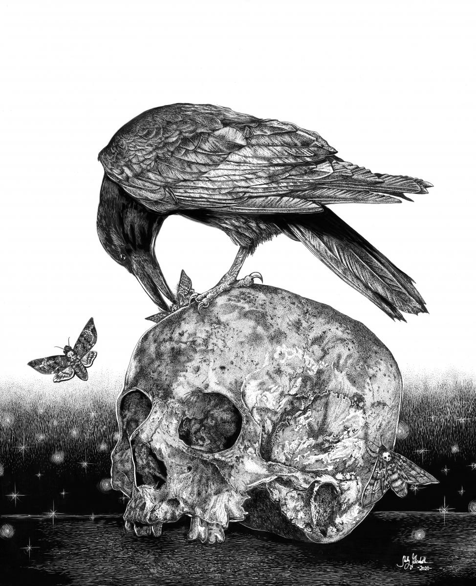 'Raven's Feast' Reproduction picture