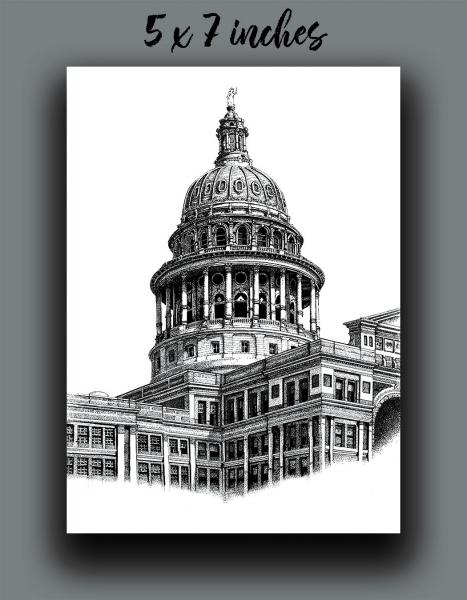 'Texas State Capitol' Reproduction picture