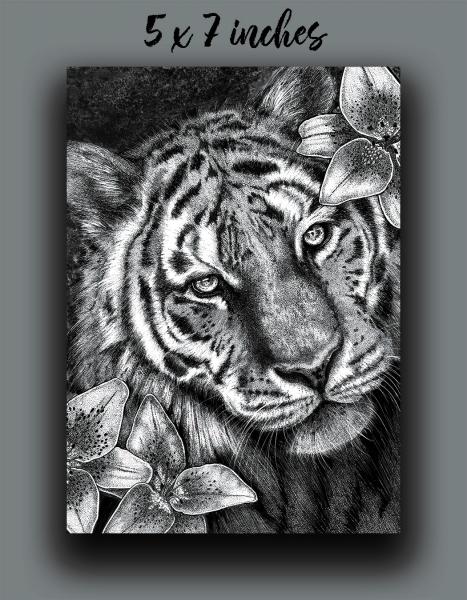 'Tiger in Lilies' Reproduction picture