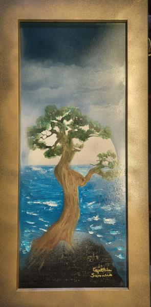 Goddess Tree Blue Water SOLD