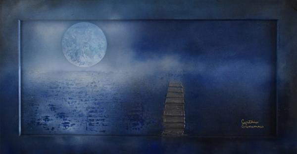 Dock in Moonlight SOLD