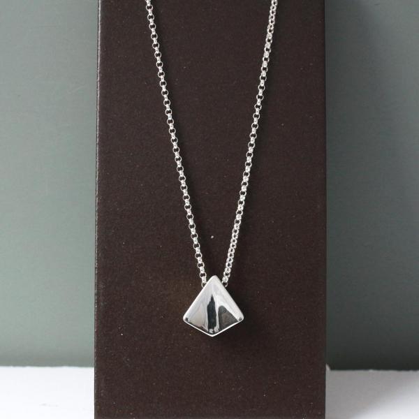 KITE Sterling Silver Pendant With High Polished Silver Finish | Adjustable Silver Chain picture