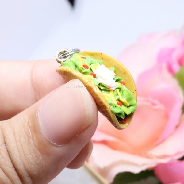 Taco Polymer Clay Charm picture