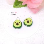 Avocado Polymer Clay Charm