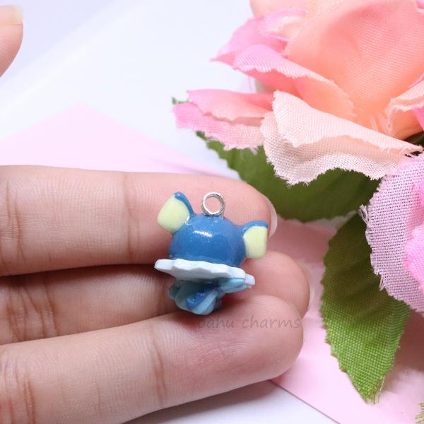 Vaporeon Polymer Clay Charm picture