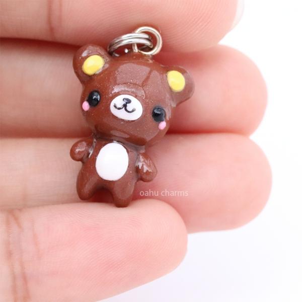 Rilakkuma Inspired Polymer Clay Charm picture