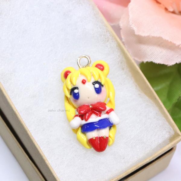 Sailor Moon Inspired Polymer Clay Charm picture
