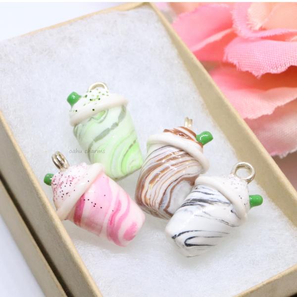 Frappe Polymer Clay Charm (4 styles available) picture