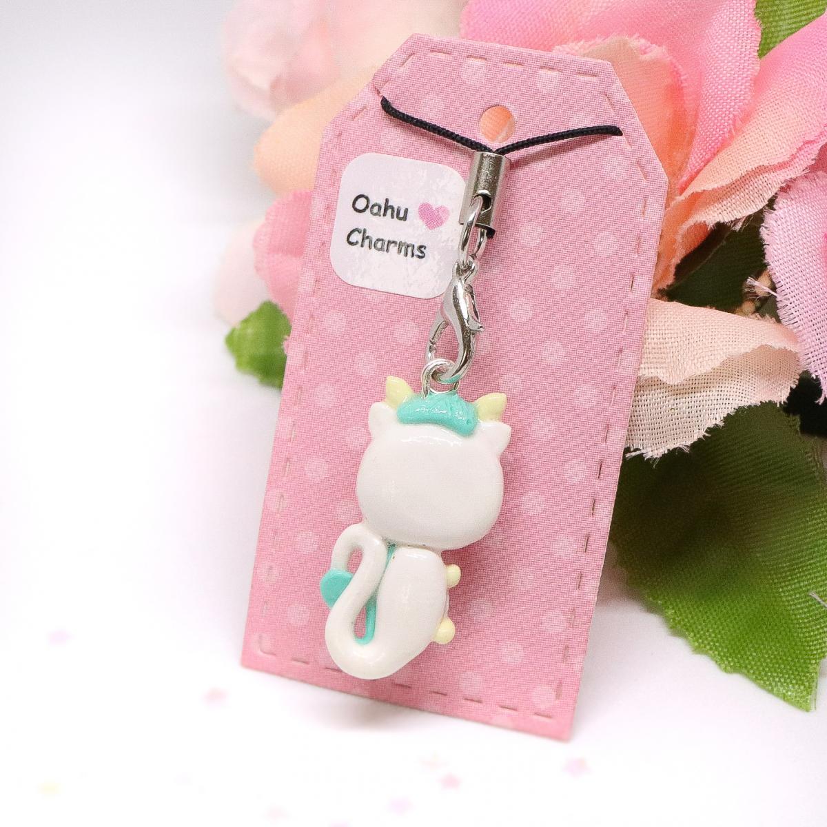 Haku Dragon Polymer Clay Charm picture