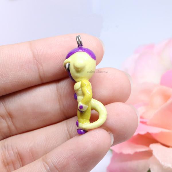 Golden Frieza Polymer Clay Charm picture
