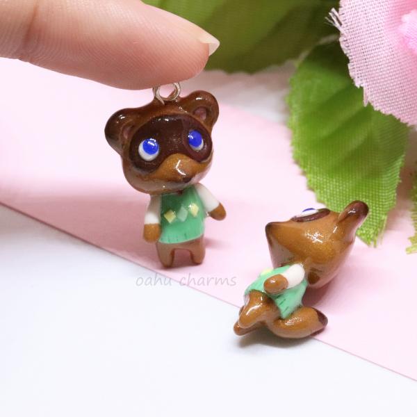 Tom Nook Polymer Clay Charm picture