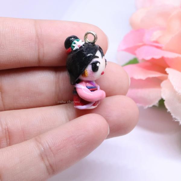 Mulan Inspired Polymer Clay Charm picture