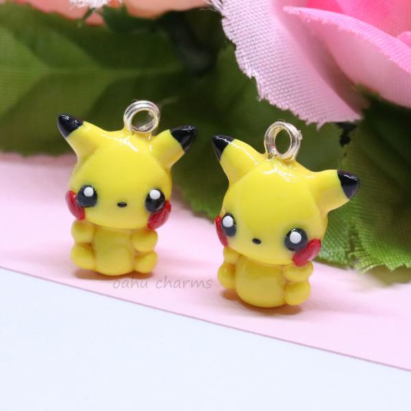 Pikachu Polymer Clay Charm picture