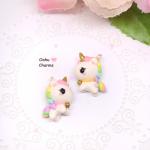 Pastel Rainbow Unicorn Polymer Clay Charm (6 styles available)