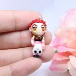 Hisoka Inspired Polymer Clay Charm