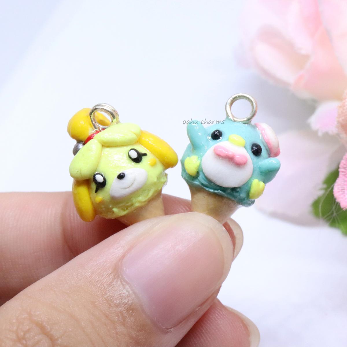 Ice Cream Polymer Clay Charm (4 styles available) picture