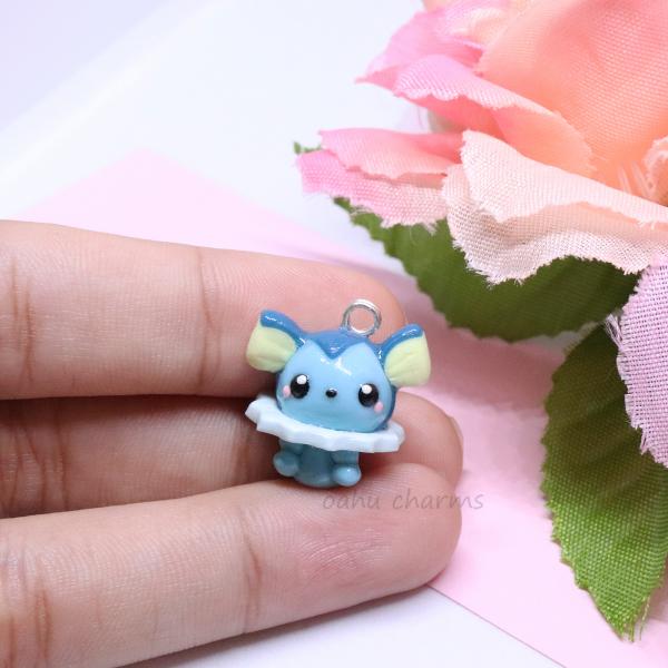 Vaporeon Polymer Clay Charm picture