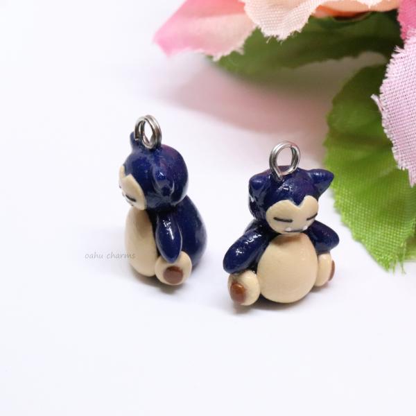 Snorlax Polymer Clay Charm picture