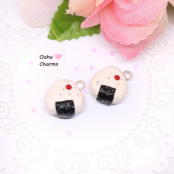 Ume Musubi Polymer Clay Charm picture