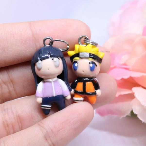 Naruto Inspired Character Polymer Clay Charm (2 styles available)