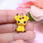 Giraffe Polymer Clay Charm