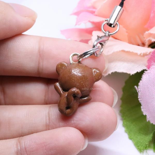 Monkey Polymer Clay Charm picture