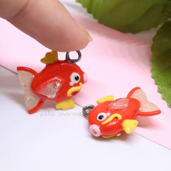 Magikarp Polymer Clay Charm picture