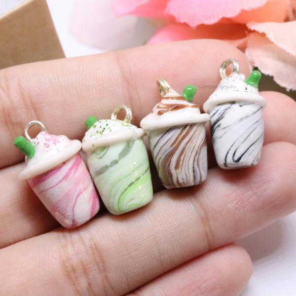 Frappe Polymer Clay Charm (4 styles available) picture