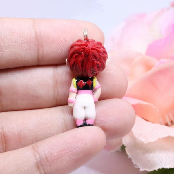 Hisoka Inspired Polymer Clay Charm picture