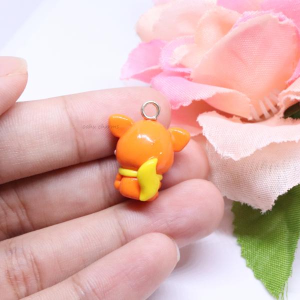 Flareon Polymer Clay Charm picture