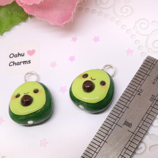 Avocado Polymer Clay Charm picture
