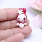 My Melody Polymer Clay Charm