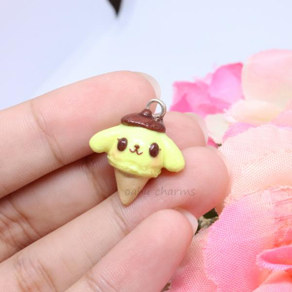 Pompompurin Ice Cream Polymer Clay Charm picture