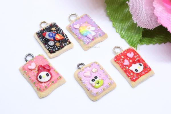 Poptart Polymer Clay Charm (5 styles available) picture