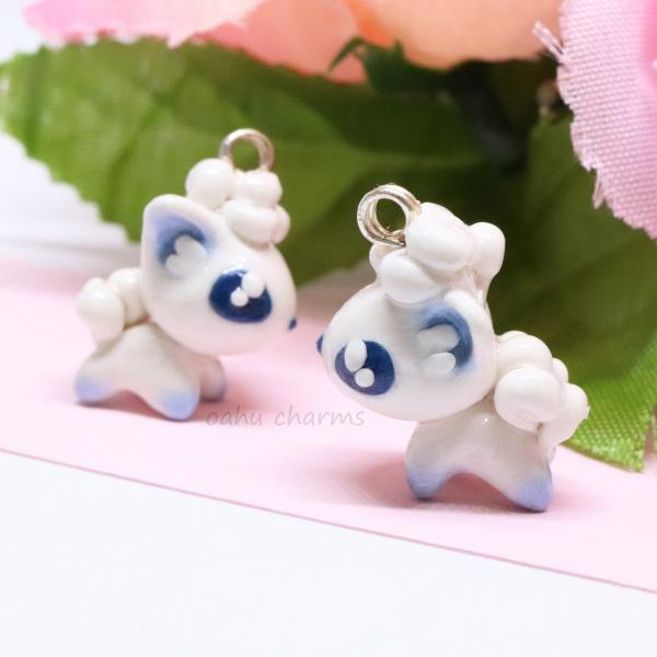 Alolan Vulpix Polymer Clay Charm picture