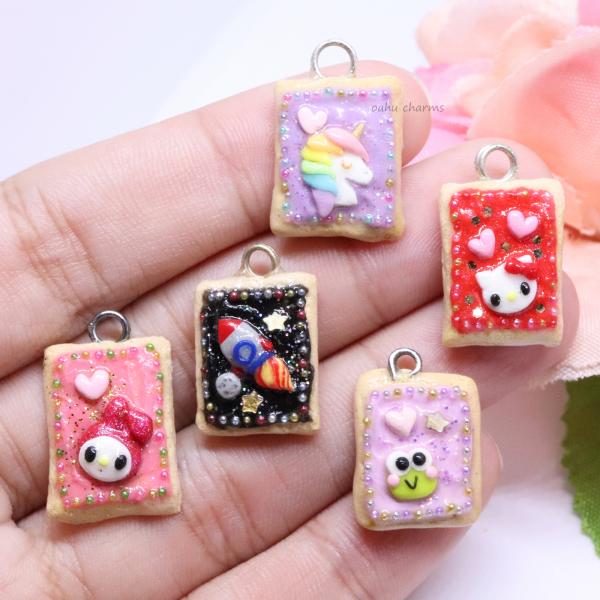 Poptart Polymer Clay Charm (5 styles available) picture