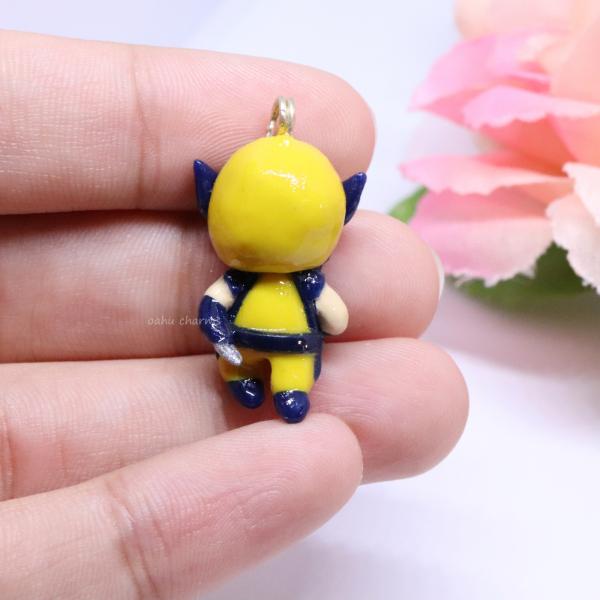 Wolverine Inspired Polymer Clay Charm picture