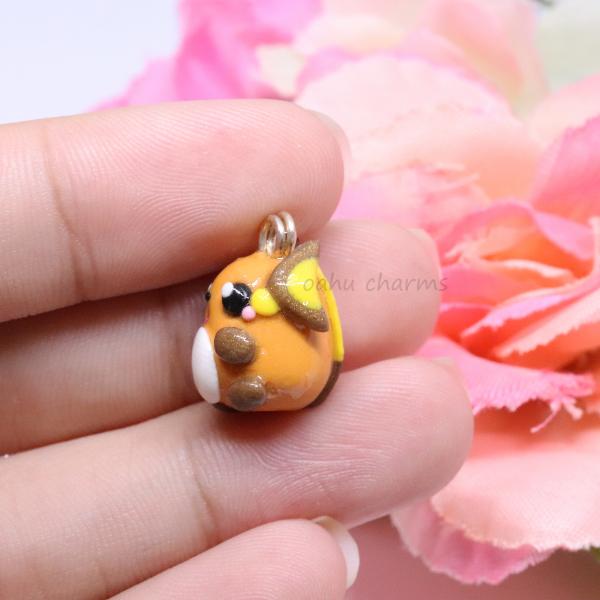 Chubby Raichu Polymer Clay Charm picture