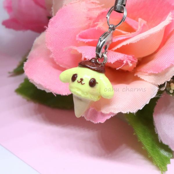 Pompompurin Ice Cream Polymer Clay Charm picture
