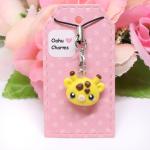 Giraffe Head Polymer Clay Charm