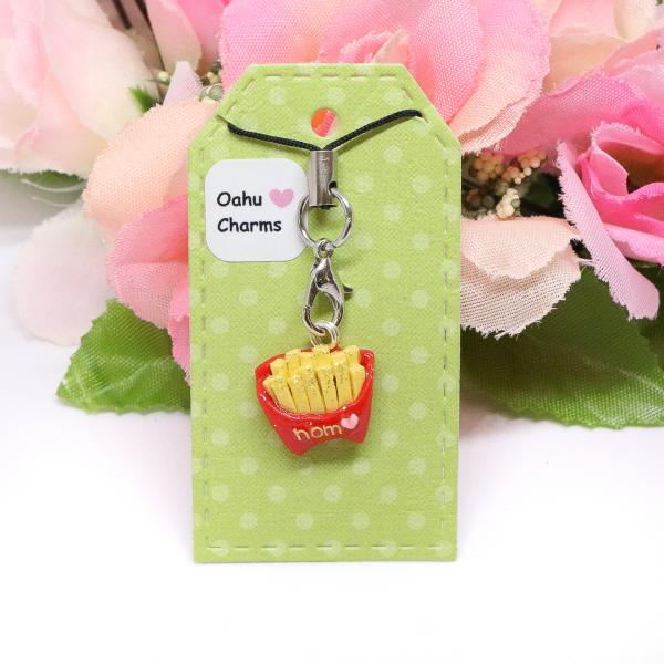 French Fries Polymer Clay Charm