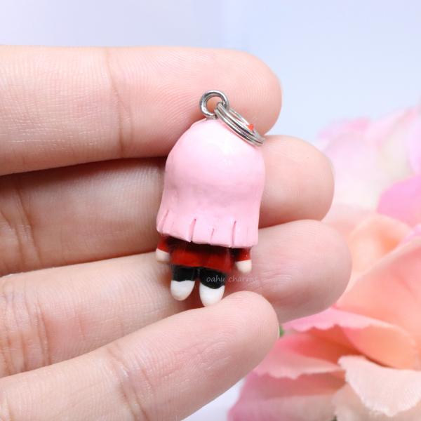 Zero Two Inspired Polymer Clay Charm picture
