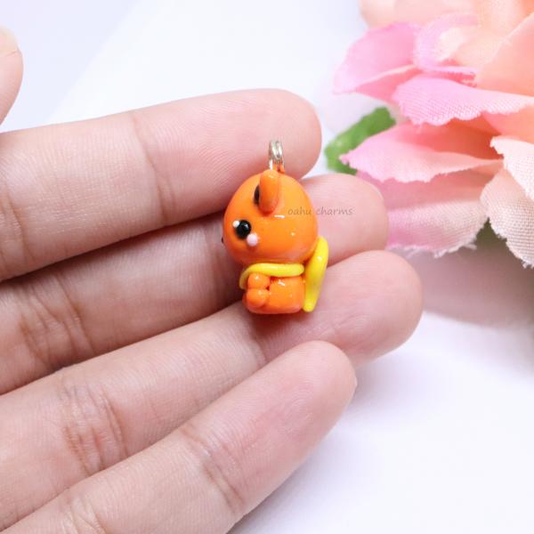 Flareon Polymer Clay Charm picture