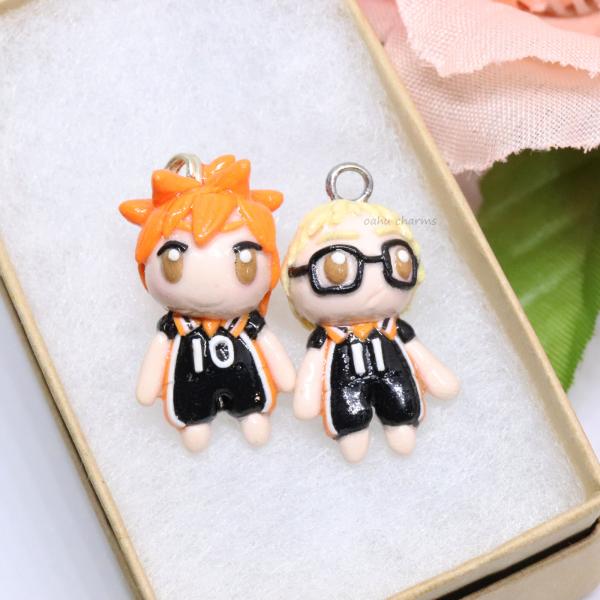 Haikyuu Inspired Character Polymer Clay Charm (2 styles available) picture